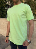 تیشرت تمام پنبه ساده سبز