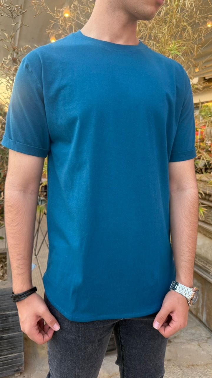 تیشرت تمام پنبه ساده کله غازی
